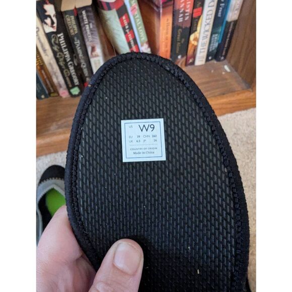 Rothy's The Flat Gray Mist Captoe Ballet Classic Shoes Gray | Black Size 9 - Picture 4 of 5